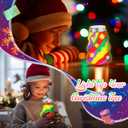 Capoda 4 Sets Christmas Tree Crafts Kit DIY Air Dry Clay Kit for Kids Make Your Own Clay Lanterns Creative Light-up Lanterns Making Set for Girls Boys Teens Christmas School Activities Party Supplies