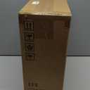 KUK Small Bathroom Garbage Can with Lid Soft Close, Step Pedal, 2.6 Gal Stainless Steel Garbage Can with Removable Inner Basket, Anti-Fingerprint Wastebasket for Office, Bedroom, Toilet (White)