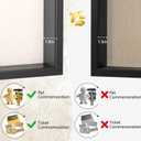 9x11 Shadow Box Frame with Shatter-Resistant Glass, Shadow Box Display Case with Soft Linen Back for Tabletop and Wall Display, Memory Box Display Case for Flower, Tickets, Magazine and 3D Items