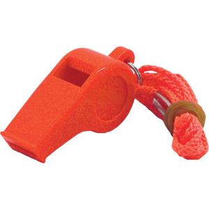 100 Pieces Emergency Whistles with Lanyard Safety Survival Whistles Loud Blast for Safety Camping Hiking Boating Hunting Survival Rescue Signaling (Orange)