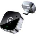 2025 Upgraded Wireless CarPlay Adapter for iPhone＆Android, Mini Wired to Wireless Adapter for CarPlay ＆Android Auto, Plug and Play, Stable Connection & No Latency