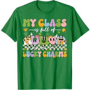 My Class Is Full Of Lucky Charms St Patricks Day Teacher T-Shirt