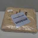 KOZYFLY Runners for Hallways 3x8 ft Washable Kitchen Runner Non Slip Rubber Backed Hall Runners Cotton Entryway Runner Rugs Floor Carpet for Indoor Backdoor Bedroom Kitchen, Tan/Orange/Brown