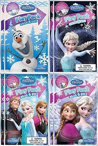 Disney Frozen BashBox Play Pack Grab and Go Children's Coloring and Activity Party Favor Bundle (5 Packs)