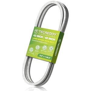 M154621 Deck Belt for John Deere 42" X300 X304 X310, 48" Z245 EZtrak Lawn Mower - Aramid Cord, 0.559" x 146.24"