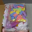 Foilswirl 34 Pcs Sweet One Birthday Decorations Pastel Donut Ice Cream Balloon Arch Backdrop Covers Pastel Spandex Arch Backdrop Cover with Ice Cream Foil Donut Balloons for Sweet Birthday Party