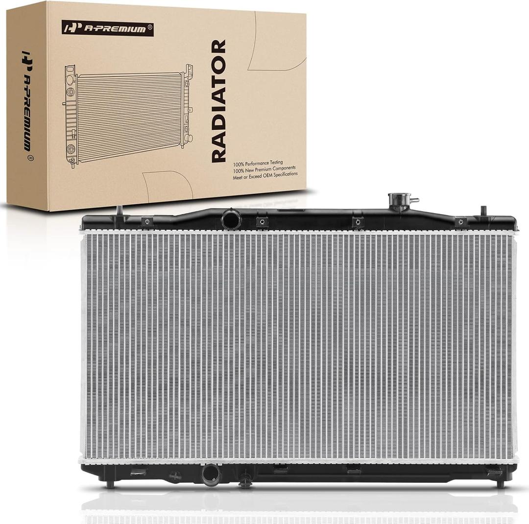 A-Premium Engine Coolant Radiator Assembly Compatible with Honda Accord 2018 2019 2020 2021 2022, 1.5L 2.0L, Turbocharged, Replace# 190106B2A01