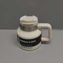 STANLEY Tough-To-Tip Admiral's Mug 20 oz | Twist-on Flip Open Lid | Wide Body with Non-Skid Rubber Base | Insulated Stainless Steel Coffee Cup | BPA-Free