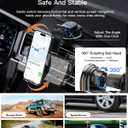Wireless Car Charger, ESSAGER 15W Fast Charging Car Phone Holder Mount Auto Clamping Cell Phone Stand for iPhone 15 14 13 12 11 Pro Max, Samsung Galaxy S23 S22 S21