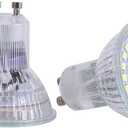 MR16 led spot Light GU10 4W 85-265V 120V Non-dimmable 120 Degree 3000k Warm White Soft White LED Spotlight 35w Halogen Bulb Replacement (Warm White 3000K 6pcs)