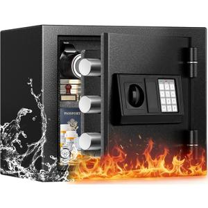 [𝟐𝟎𝟐𝟔 𝟑𝟓-𝐌𝐢𝐧 𝟏𝟕𝟎𝟎°𝐅] Fireproof Safe for Home, Money Safe for Cash, 𝟐𝟐𝐋𝐛𝐬 Fire Proof safes for Home Use, Wall Mounted Safes 𝐆𝐢𝐟𝐭𝐬 𝐟𝐨𝐫 𝐌𝐨𝐭𝐡𝐞𝐫'𝐬 𝐃𝐚𝐲 with Alarm System