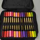 IVSUN Metallic Marker Pens, 30 Metallic & 30 Regular Colors Dual Tip Acrylic Paint Pens for Black Paper, Photo Album, Rock Painting, Wood, Card Making, DIY Crafts, Scrapbook Supplies
