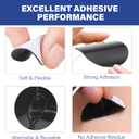 LotFancy TENS Unit Electrode Pads, 40PCS Round Electrodes Pads, 1.25" Reusable TENS Pads for EMS Muscle Stimulator, with 2.0 mm Pigtail Connectors