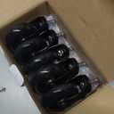 RidRed Office Chair Wheels - Replacement Rubber Wheels - Universal Fit 3 Inch Casters, Heavy-Duty Chair Casters, Noise Free, Fits 98% Chair, for All Floor (5) (Transparent)