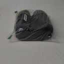 jiaao Neck Pillow Airplane, Memory Foam Travel Neck Pillows for Long Flight, 3D Eye Masks, Ear Plugs and Portable Drawstring Bag, Napping Pillow for Home, Road Trips, Sleep Rest and Travel Use (Black)