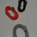 Long USB C Cable 10ft 3-Pack, Type C Fast Charging Cord 10foot, USB A to USB C Charger Cable Braided for iPhone 17 16 15 Pro Max, Samsung Galaxy A16 A15 S25 S24 S23 S22 S21 S20, Fire HD 10/9