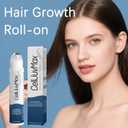 Hair Growth Serum Roll On  Rosemary & Peptide Formula for Thicker Hair, Fast-Absorbing & Non-Greasy, Advanced Follicle Support 0.85 Fl Oz (1 Pcs)