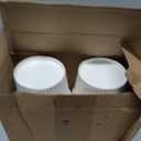 Panitay 50 Pcs Baseball Party Treat Snack Bowls 9 oz Paper Ice Cream Cups Disposable Dessert Bowls Soup Cups for Baseball 1st Birthday Decorations, Hot or Cold Food, Sundae, Yogurt