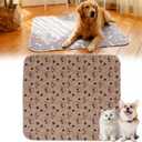 Washable Puppy Pee Pads with Pheromones, Reusable Pee Pads for Dogs, Extra Large, Non-Slip, Leakproof, Fast Absorbent Training Pads for Puppy, Dogs, Cats, Adults, Housebreaking(L: 31.5" × 35.4")