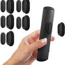 Nearockle 5 Pack Magnetic Remote Control Holder Wall Mount, Upgraded Silicone Remote Control Organizer Strong Adhesive TV Remote Charger Holder Caddy Back of TV (Black)