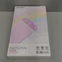 GeekShare Protective Shell Compatible with Switch 2, Kawaii Cartoon Dockable Case for Switch 2, Anti-Scratch and Shock-Absorption Design Cover Skin - Steamed Bun Rabbit