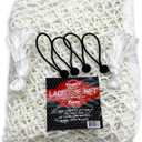 Velocity Heavy Duty Black & White Lacrosse Net - Fits 6’x6’x7’ Goals - Weatherproof, UV Resistant 1000D High-Strength Polyester - Comes with 100+ Feet of Lacing Cord and 4 Quick Ties, 7MM