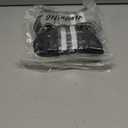 2 x AugRing Women's Striped Cotton Crew Socks Cozy Casual Athletic Quarter Socks for Running & Gym Size 5-11