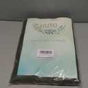 HUTO Semi Sheer Curtains Faux Linen Sheer Window Curtain Panels Drapes 84 Inch Length with Grommet for Living Room Kids Room Bedroom 2 Panels 52 x 84 Inches