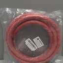 10FT Fuel Line Hose 6AN 10mm 3/8" High Pressure Hose 2.8Mpa 400PSI for Fuel Systems Engines Tube Hose Multiple Size Options,Implementation Standards:EN854,Red (Attached Hose Clamp)