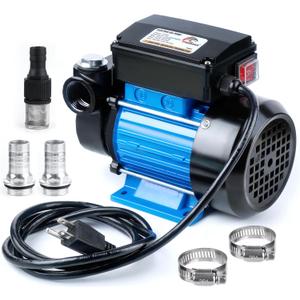 TIGEROAR Oil Transfer Pump 110V Electric Fuel Transfer Pump 18 GPM Kerosene Biodiesel Diesel Fuel Filling Oil Draining