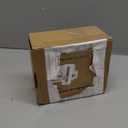 6 x 4 Horizontal Acrylic Sign Holder with Gold Borders, Clear Double Sided Table Menu Stands Picture Frames for Wedding Table Numbers, Restaurant Signs, Photos and Art Display - Pack of 6 