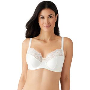 Wacoal Women's Side Note Full Figure Underwire Bra (40DDD, Egret)