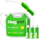 BugMD Blaster Kit - 3 Pack Pest Control Essential Oil Concentrates 3.7 oz and 1 Pest Blaster - Plant-Powered Bug Spray for Home, Insect Killer, Ant Killer for House, Flea Spray for Home, Roach Spray