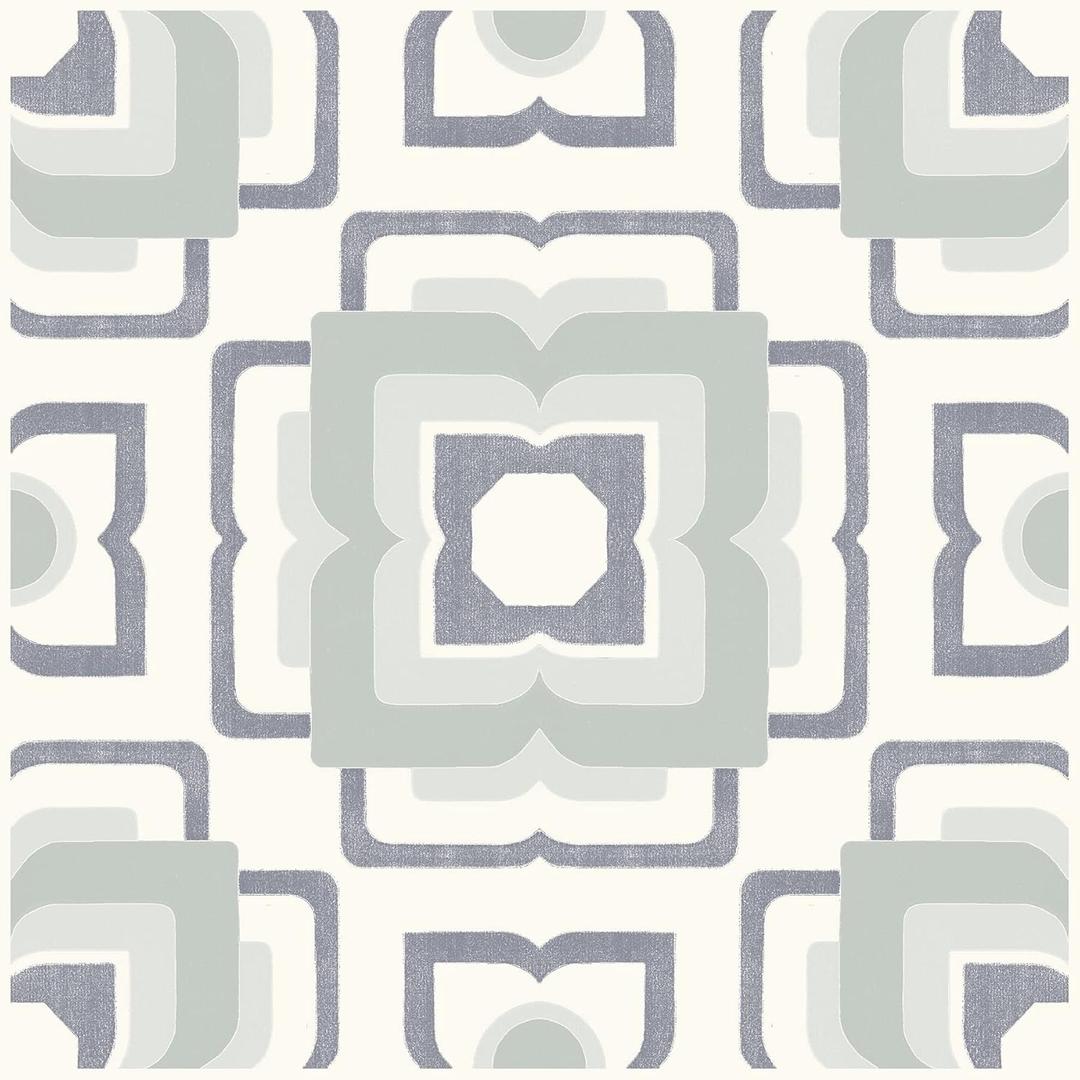 FloorPops 12-in by 12-in Teal Posey Vinyl Peel & Stick Floor Tiles (10 Tiles), (10 sq.ft./Carton)