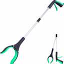 Grabber Reacher Tool - 32 Extra Long Foldable Gripper and Reaching Tool - Heavy Duty Pick Up Stick Grabbers for Seniors, Trash, Surgery Recovery Must Haves Gifts (Green)