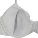 Bali Womens Seamless Underwire Bra, One Smooth U Smoothing Underwire Bras for Women, Convertible Straps, Ultra Light (36C, Crystal Grey)