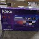 Roku Smart TV 2025  65-Inch Select Series, 4K HDR TV  RokuTV with Enhanced Voice Remote  Flat Screen LED Television with Wi-Fi for Streaming Live Local News, Sports, Family Entertainment
