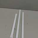 White Tension Rod 16 To 26 Inch Spring Curtain Rod Adjustable Short Curtain Rod No Drilling Short Tension Rod Extendable Small Spring Tension Curtain Rod For Closet Cupboard Bars Refrigerator (18-28 inches)