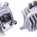 Lemon Yellow DRL Angel Eyes Headlight LED Modules for BMW X3 X3M F97 G01 X4 X4M G02 2017-2021 Left+Right Adaptive LED Headlight Module 63117466107 63117466108 Daytime Running Light Computer Unit