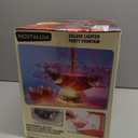 Nostalgia LPF230 3-Tier Lighted Party Fountain, Holds 1.5 Gallons, LED Lighted Base, Includes 8 Reusable Cups