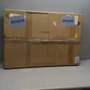 IRIS USA 24" 4-Panel Dog Playpen with Door, 35 x 35 x 24, Puppy Playpen, Dog Play Pen Indoors, Pet Fence, Puppies/Small Dogs, Black