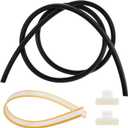 154827601 Dishwasher Door Seal Kit Compatible With Frigi-daire Ken-more Sears and Electro-lux Dishwasher Series, Seal Replacement Including 809006501 Bottom Door Gasket&154701001 Splash Shield Kit