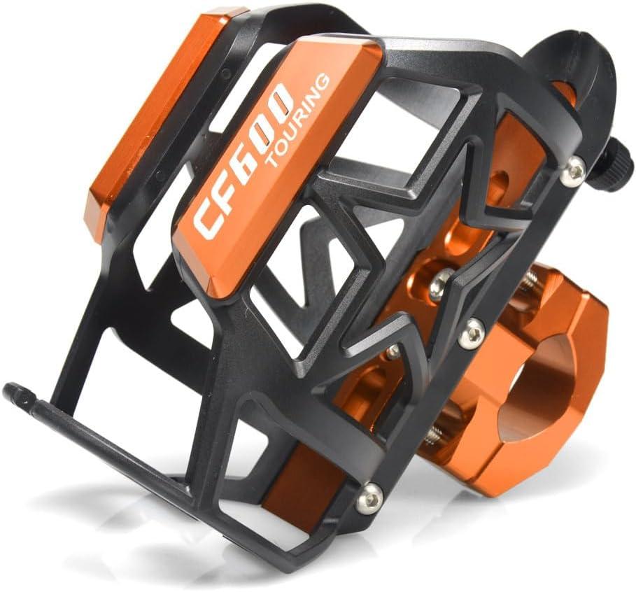 Beverage Water Bottle Drink Cup Holder Bracket Handlebar Mounting fits for CFMOTO ATV CFORCE 600 Touring All Years (Orange)