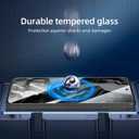 4 x NEW'C 3 Pack Designed for Google Pixel 8A Screen Protector Tempered Glass,Case Friendly Scratch-proof, Bubble Free, Ultra Resistant (Transparent)