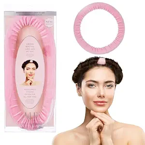Curling Band - 1pc Premium Quality Curling Headband, Effortless Curlband Styling Tool, Heat-Free Curls for All Hair Types, pink