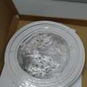 UrbanRed Flexible Bendable Ceiling Curtain Track, 16.4 ft (5 m), Mount for Rail with Curtain Tracks System, Room Divider, Curtains Rod, RV Ceiling Track for Curtains, White