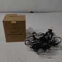 Brightown Outdoor String Lights, 50FT 25 G40 Bulbs Shatterproof Patio Lights, IP65 Waterproof Dimmable Hanging Connectable Globe LED Outdoor Lights for Backyard, Bistro, Porch, Deck, Balcony (Black)