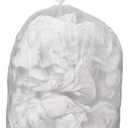 Amazon Basics 55 Gallon Trash Bags, Garbage Bags, 1.2 MIL, Unscented, Clear, 50 Count