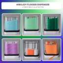 Empty Floss Pick Holder, Floss Pick Dispenser for Cleaning Teeth, Travel Floss Picks Case Flosser Dispenser, Flosser Holder