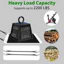 Oversized Drag Sled,Hot Tub Sled with Pull Cables Glide,Spa Drag Mat Multi Purpose for Moving Heavy Furniture,Sofa,Piano,Couches,Large Items in Garden Across Tough Surfaces,40" X 110"